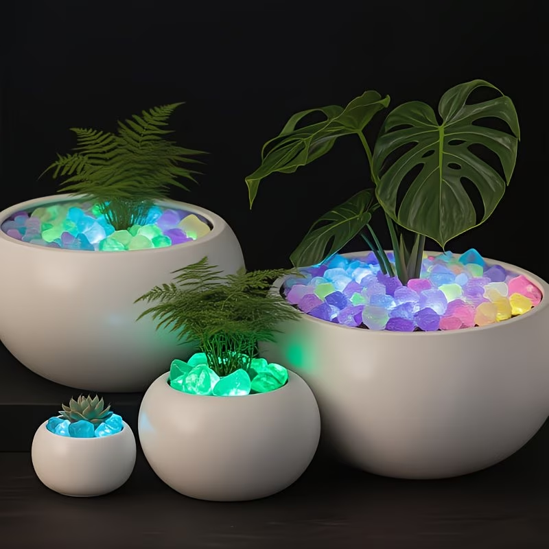 300PCS Luminous Pebble Set,0.9 - огляд і ціна Aquarium Plant