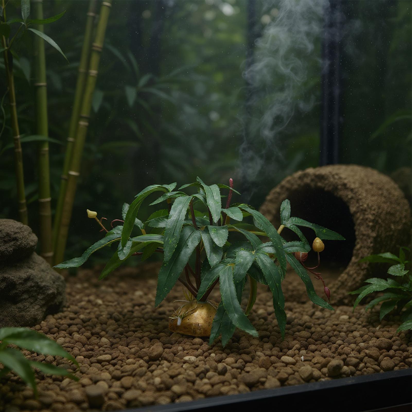 Fake Reptile Plants Snake Tank - огляд і ціна Aquarium Planted Tank