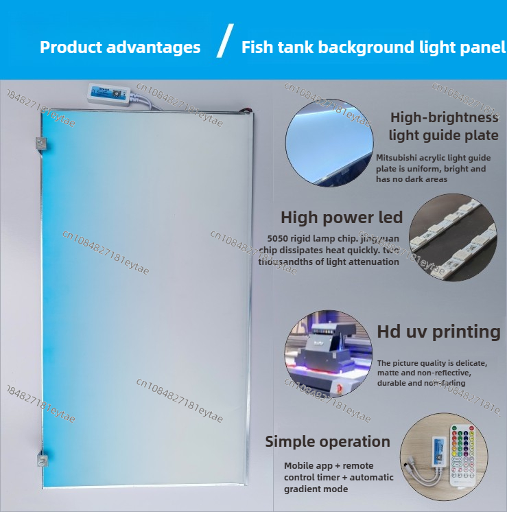 Fish Tank Background Light Boa - огляд і ціна Led Planted Tank Light