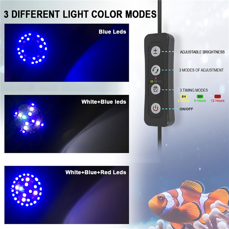 30W Aquarium Fish Tank Sea Wat - огляд і ціна Led Planted Tank Light
