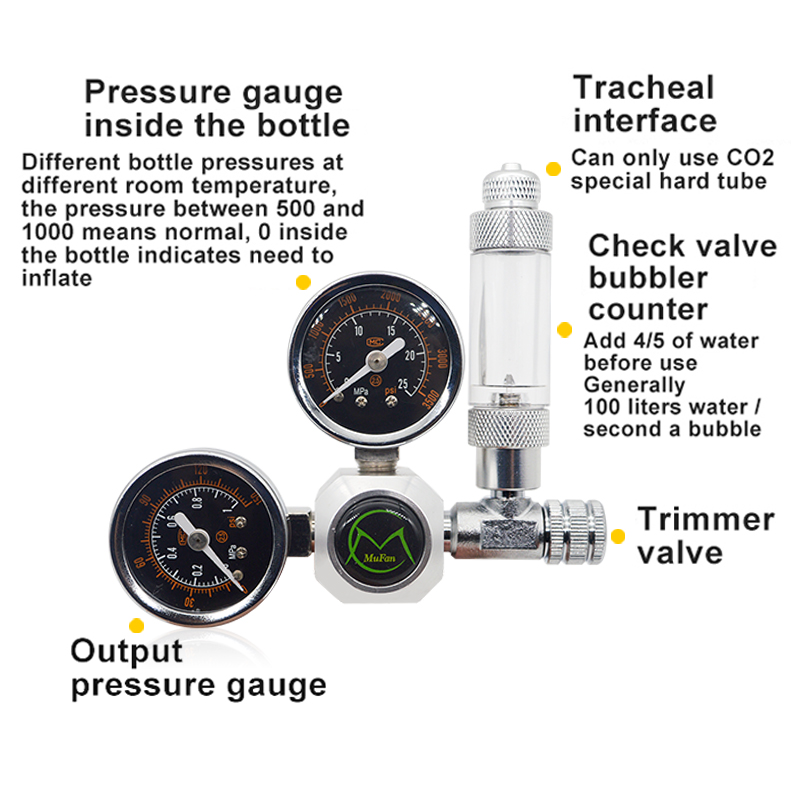 Aquarium CO2 Regulator Magneti - огляд і ціна Planted Aquarium Co2 System