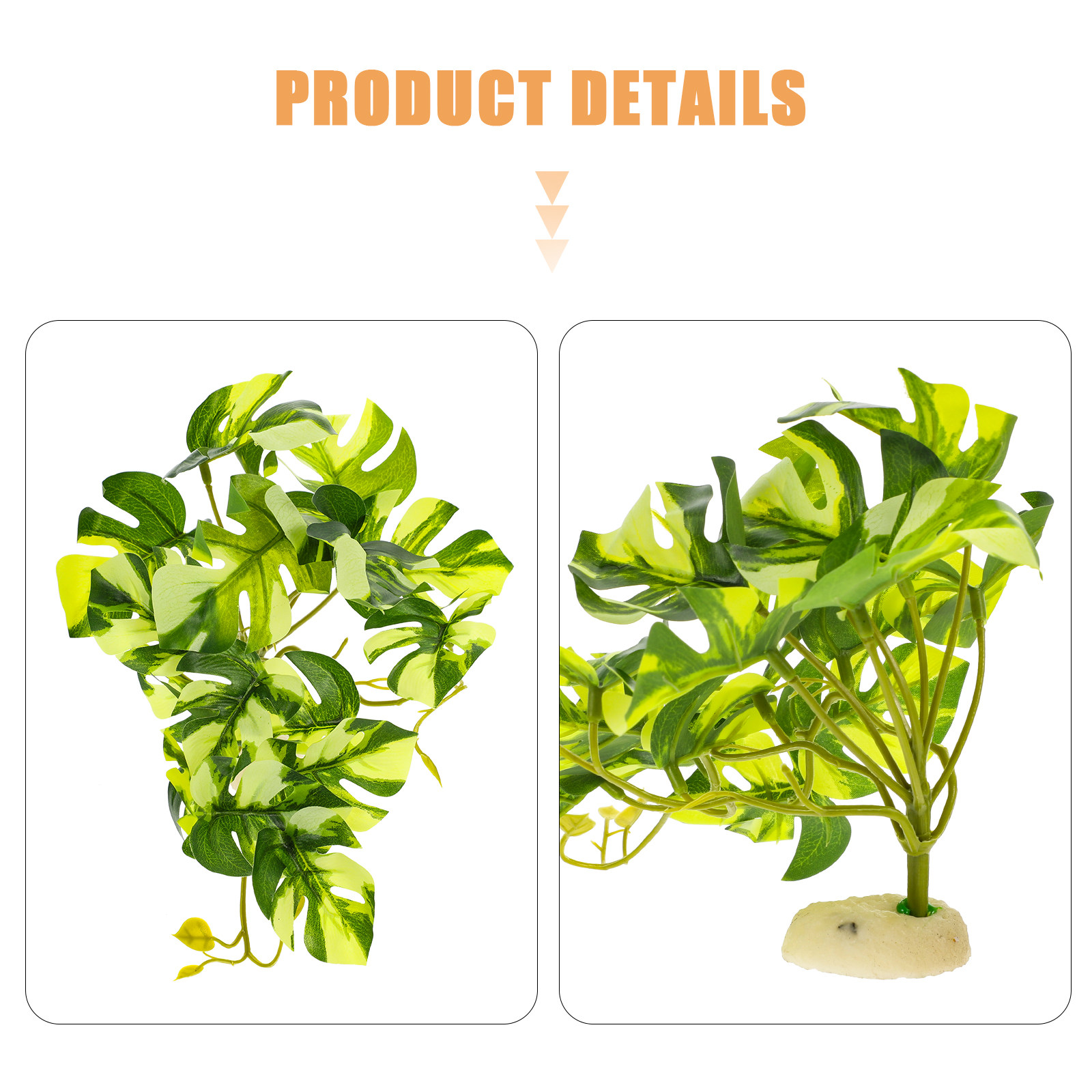 Lifelike Resin Reptile Terrari - огляд і ціна Aquarium Planted Tank