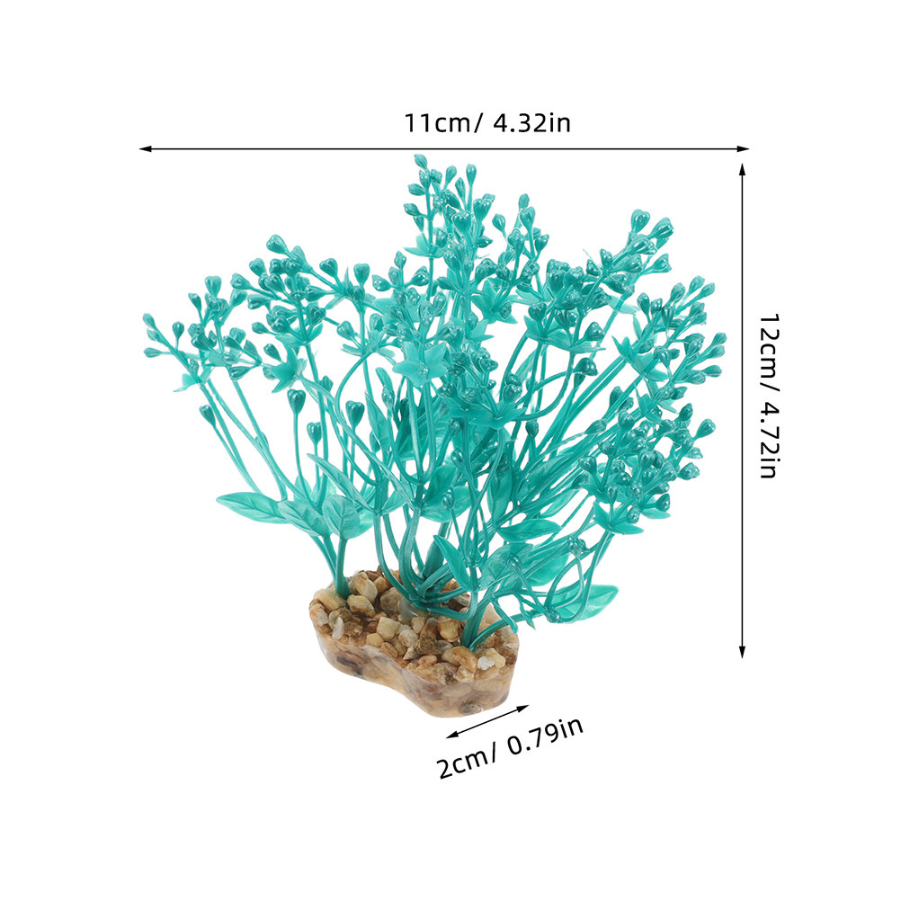 2Pcs Plastic Aquarium Plants R - огляд і ціна Aquarium Planted Set Up