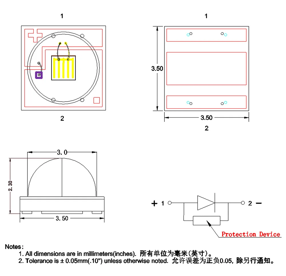 10 PCS 3W 650nm 655nm 660nm 67 - огляд і ціна Led Planted Tank Light
