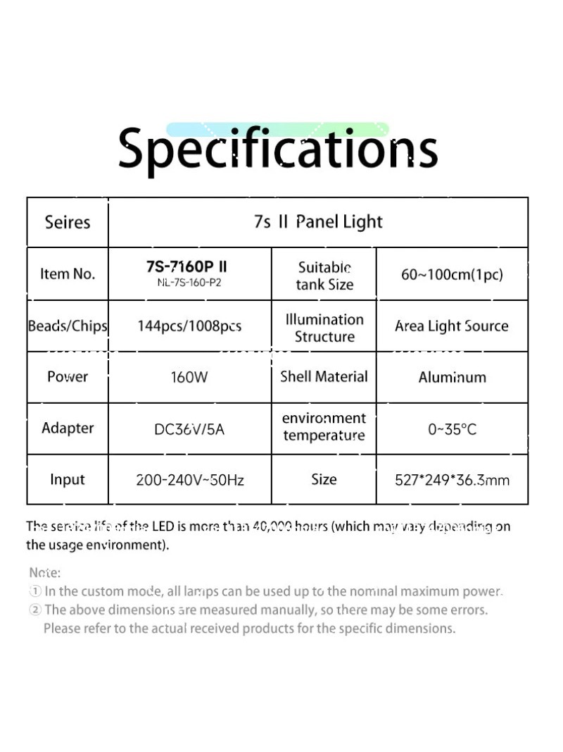 Aquarium LED Light 160W RGB Fu - огляд і ціна Aquarium Plant